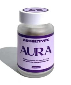ARCHETYPE AURA Pilz-Mikrodosiskapseln (Flasche mit 25 Stück)